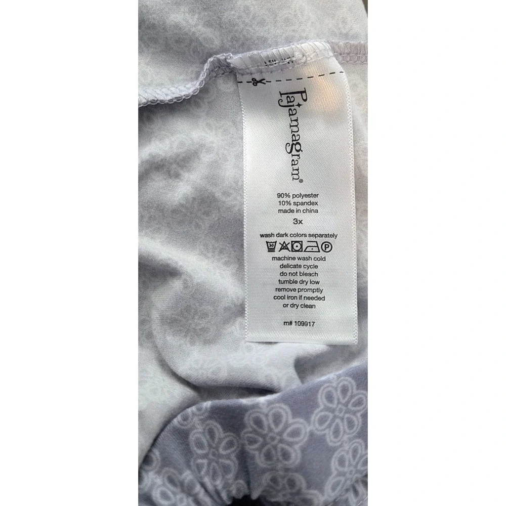 Pajamagram Women's 3X‎ Lavender Pajama Set Pants Shirt Stretch EUC